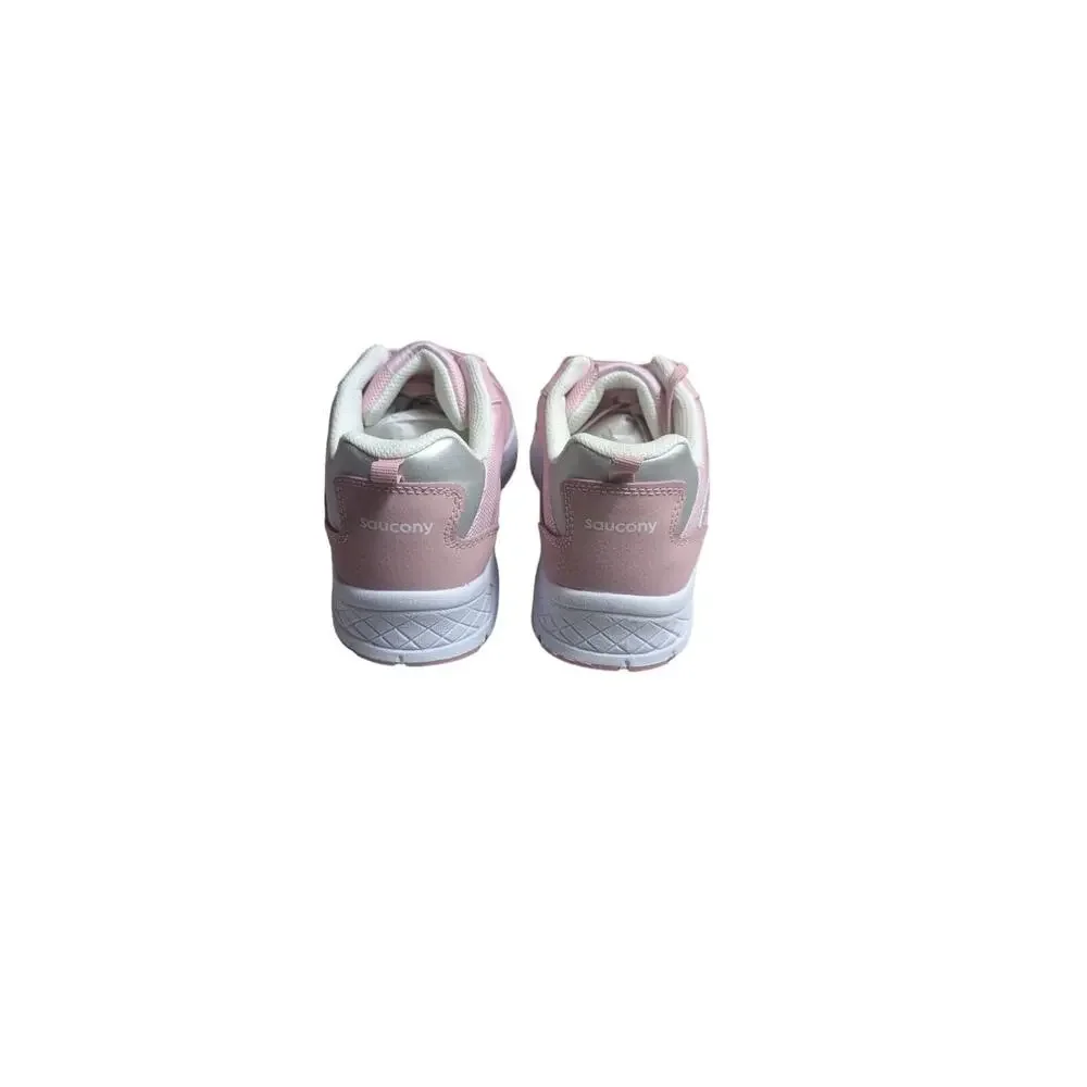 Saucony Dash LTT Blush/Silver Girls Size 5.5 Sneakers Shoes SK166551 New In Box